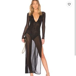 h:ours black dress